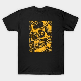 Rough Lines Skull T-Shirt